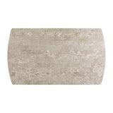 Cristo Black Dining Table, Marble Top