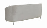 Avonlea Sloped Arm Tufted Sofa Grey