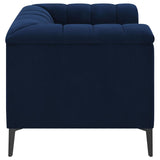 Chalet Tuxedo Arm Chair Blue