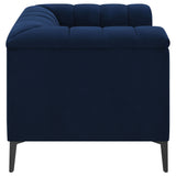 Chalet Tuxedo Arm Chair Blue