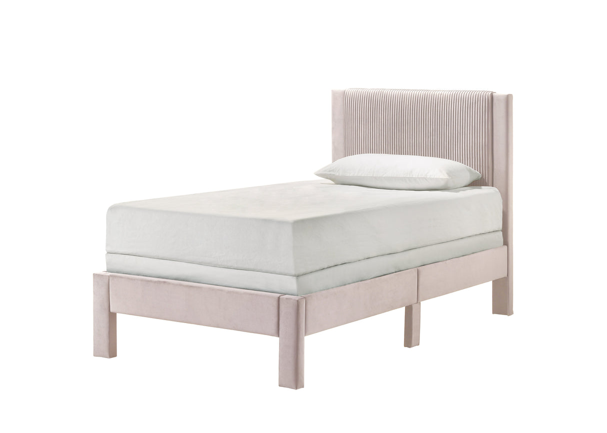 Lucia Pink Twin Platform Bed