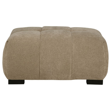 Octavia Upholstered Rectangular Ottoman Camel