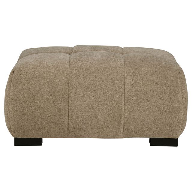 Octavia Upholstered Rectangular Ottoman Camel