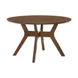 Edam Brown Round Dining Table