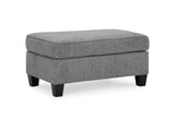 Mathonia Smoke Oversized Chair And Ottoman