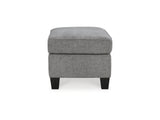 Mathonia Smoke Oversized Chair And Ottoman