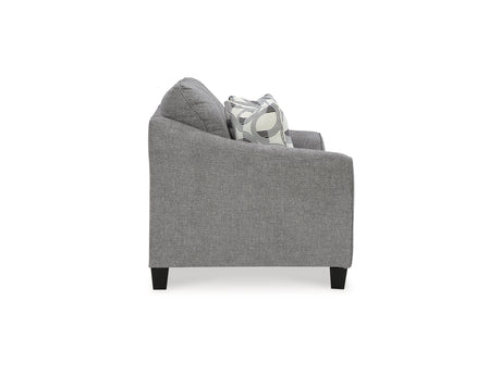 Mathonia Smoke Sofa, Loveseat, Oversized Chair And Ottoman