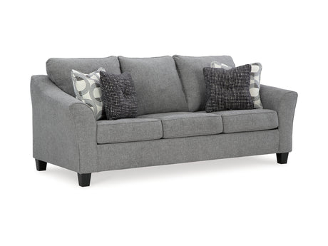 Mathonia Smoke Sofa, Loveseat, Oversized Chair And Ottoman
