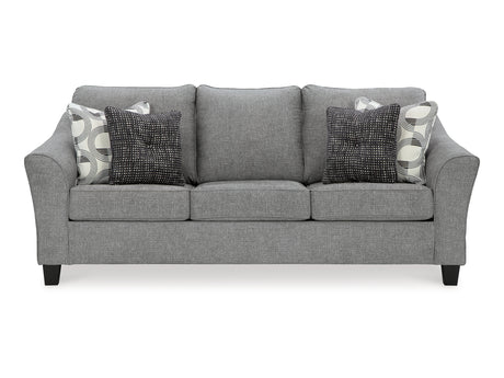 Mathonia Smoke Sofa, Loveseat, Oversized Chair And Ottoman