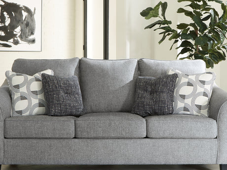 Mathonia Smoke Sofa, Loveseat, Oversized Chair And Ottoman