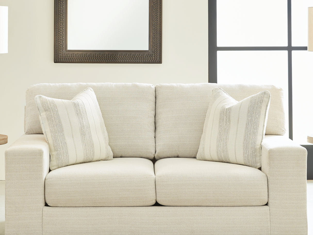Maggie Birch Sofa, Loveseat And Ottoman