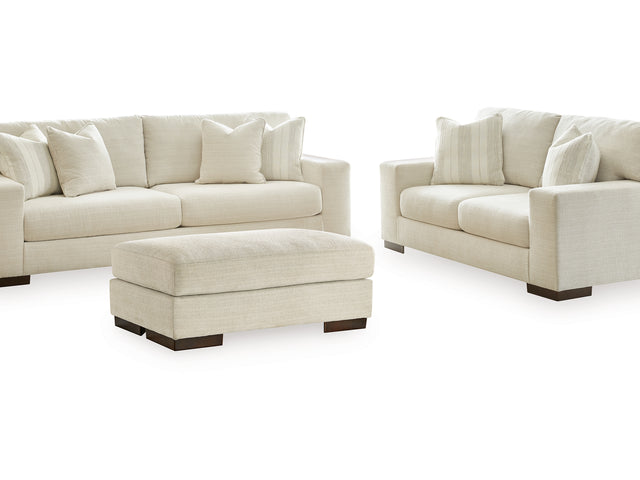 Maggie Birch Sofa, Loveseat And Ottoman