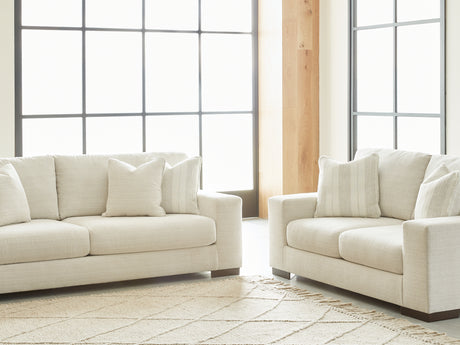 Maggie Birch Sofa, Loveseat And Ottoman