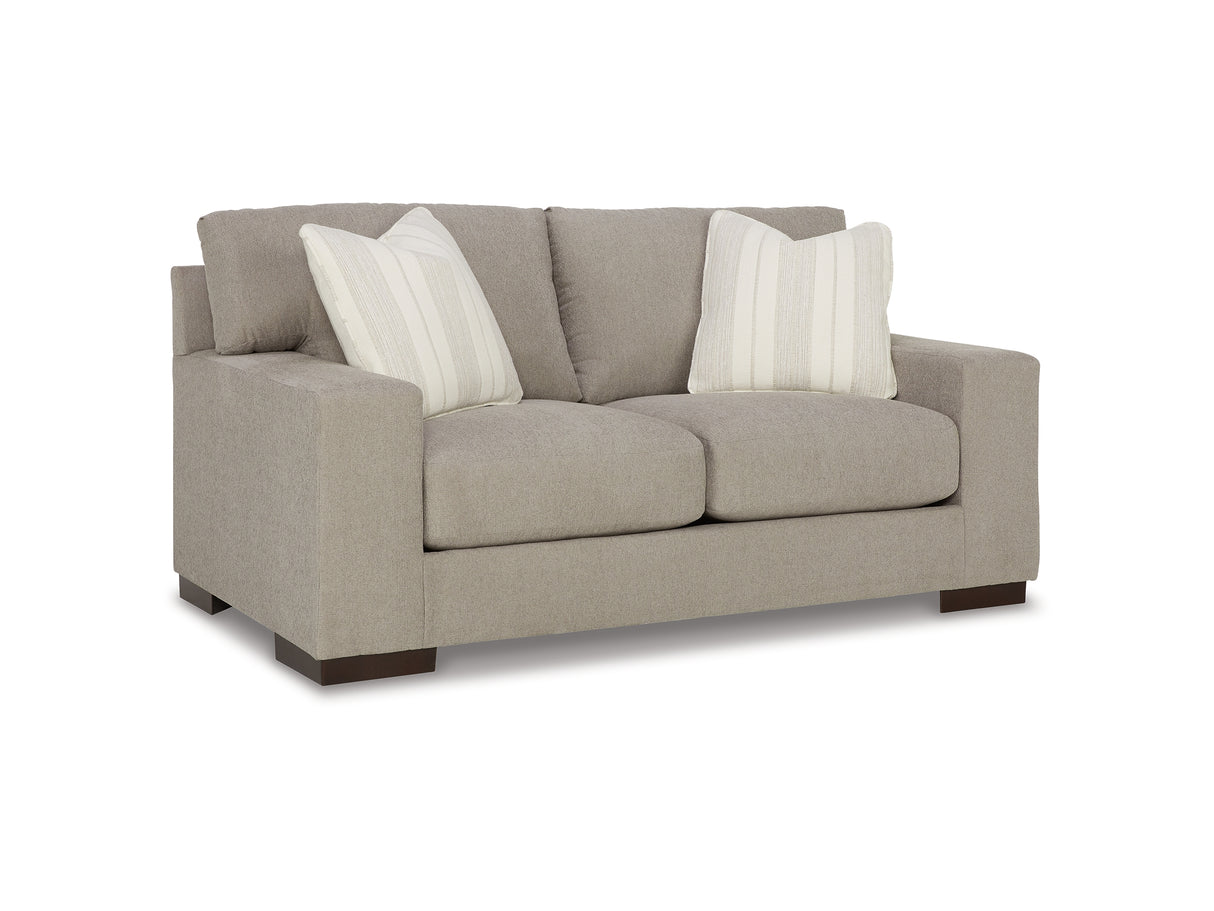 Maggie Flax Sofa, Loveseat, Oversized Chair And Ottoman
