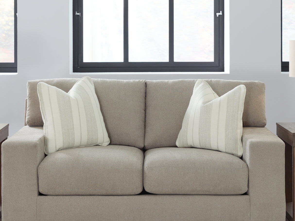 Maggie Flax Sofa, Loveseat, Oversized Chair And Ottoman