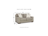 Maggie Flax Sofa, Loveseat, Oversized Chair And Ottoman