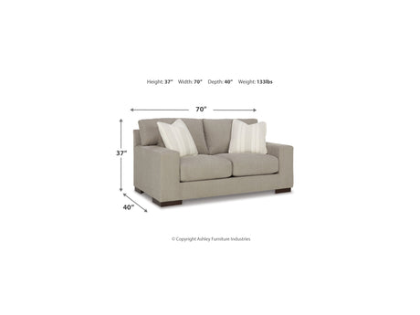 Maggie Flax Sofa, Loveseat, Oversized Chair And Ottoman