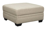 Luxora Bisque Ottoman With Storage
