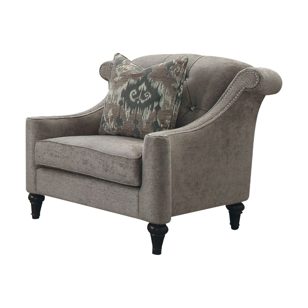 Colten Gray Fabric Chair