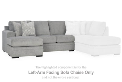 Casselbury Cement Left-Arm Facing Sofa Chaise