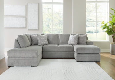 Casselbury Cement 2-Piece Sectional With Chaise