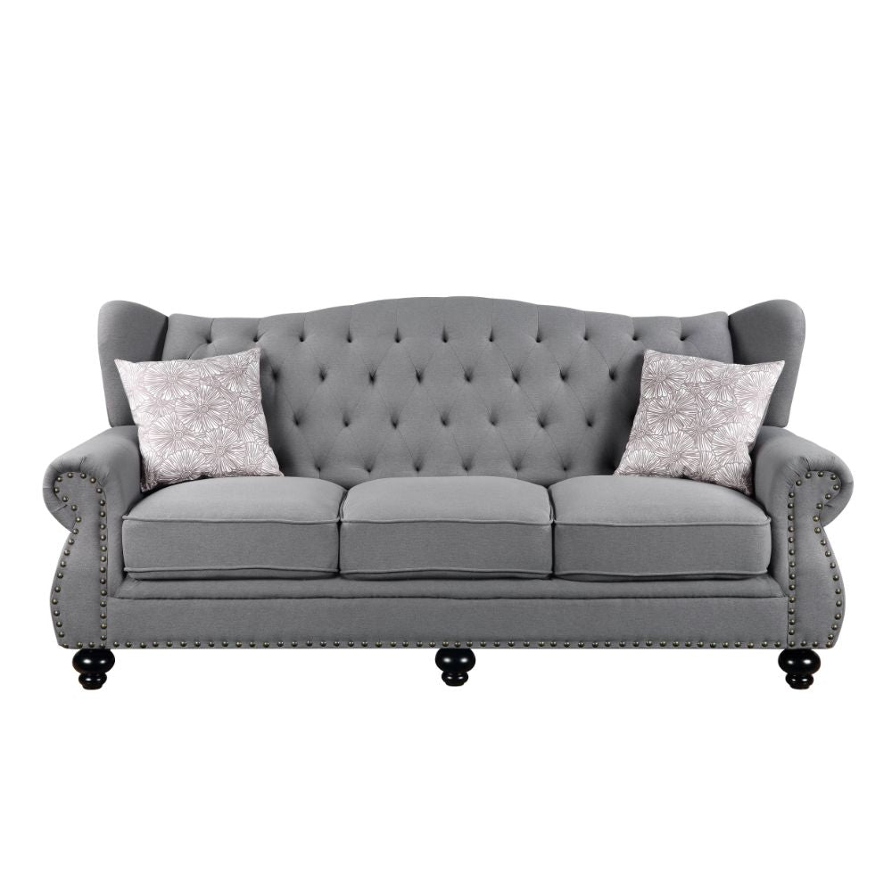 Hannes Gray Fabric Sofa