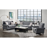 Hannes Gray Fabric Sofa