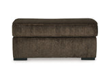 Aylesworth Chocolate Sofa, Loveseat, Oversized Chair And Ottoman