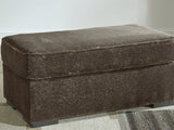Aylesworth Chocolate Sofa, Loveseat, Oversized Chair And Ottoman