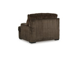 Aylesworth Chocolate Sofa, Loveseat, Oversized Chair And Ottoman
