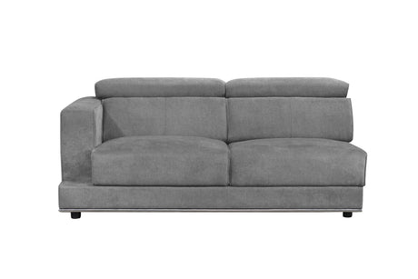 Alwin Dark Gray Fabric Sofa