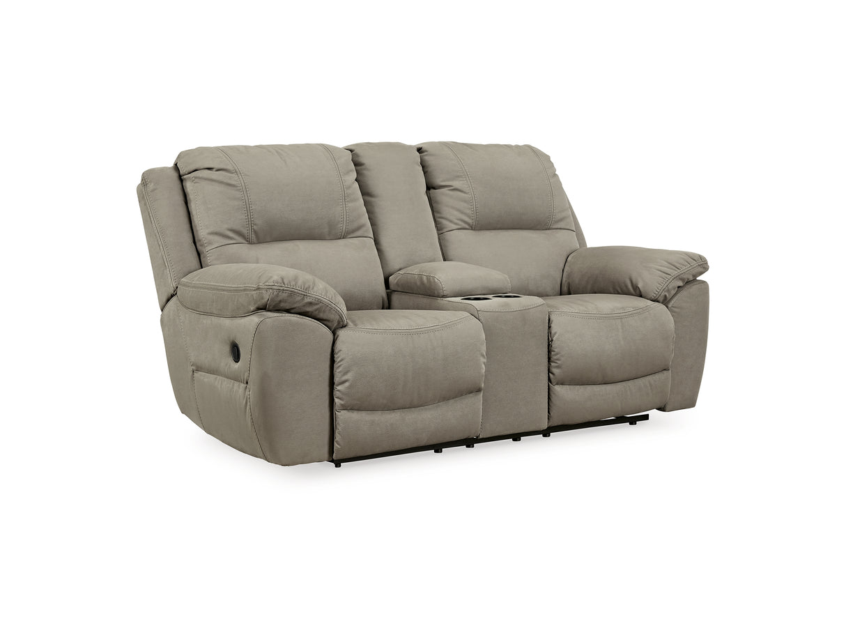 Next-Gen Gaucho Putty Power Reclining Sofa And Loveseat