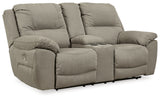 Next-Gen Putty Gaucho Power Reclining Loveseat With Console