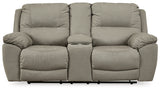 Next-Gen Putty Gaucho Power Reclining Loveseat With Console