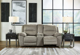 Next-Gen Putty Gaucho Power Reclining Loveseat With Console