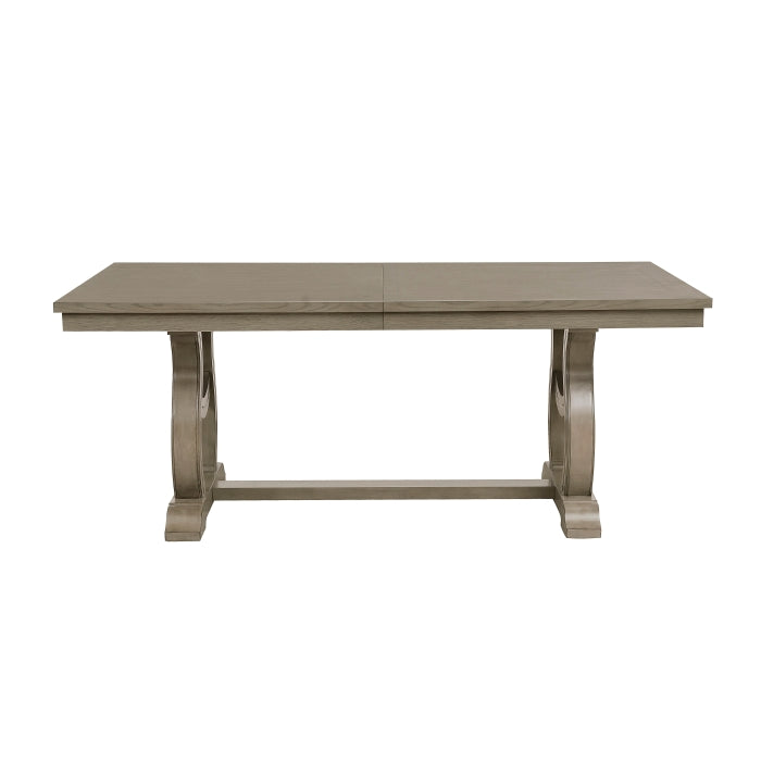 Vermillion Gray Cashmere Dining Table
