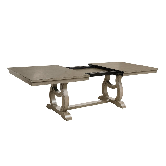Vermillion Gray Cashmere Dining Table