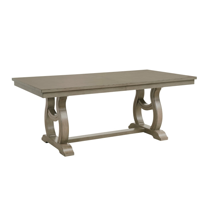 Vermillion Gray Cashmere Dining Table