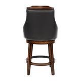 Bayshore Brown Swivel Counter Height Chair