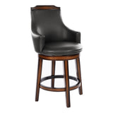 Bayshore Brown Swivel Counter Height Chair