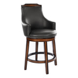 Bayshore Brown Swivel Counter Height Chair