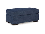 Evansley Navy Oversized Chair And Ottoman