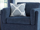 Evansley Navy Oversized Chair And Ottoman