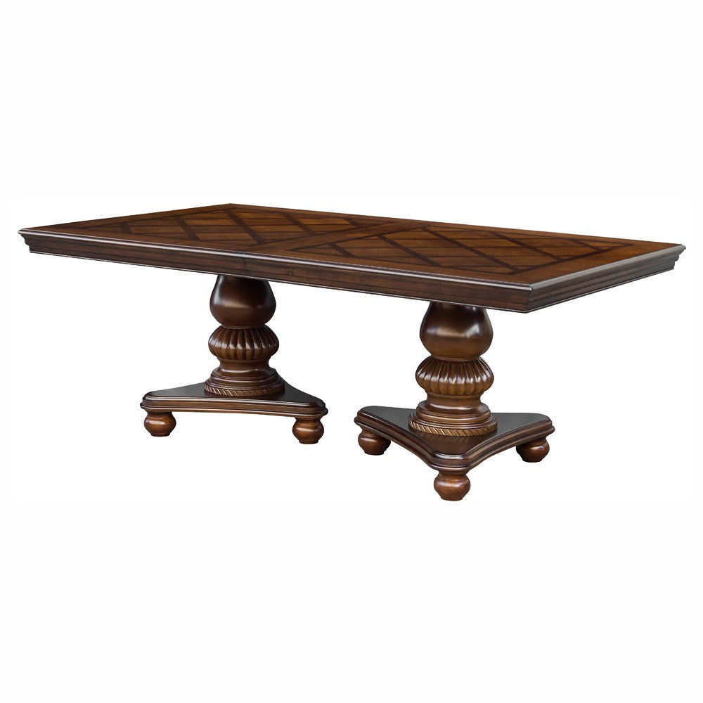 Lordsburg Brown Cherry Dining Table