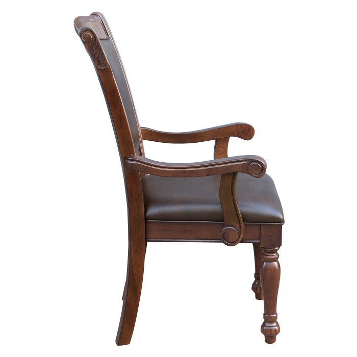 Lordsburg Brown Chery Arm Chair