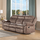 Zubaida Two Tone Chocolate Velvet Loveseat