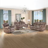 Zubaida Two Tone Chocolate Velvet Loveseat