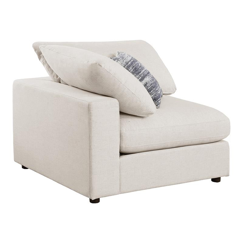 Serene 4-Piece Upholstered Modular Sectional Beige