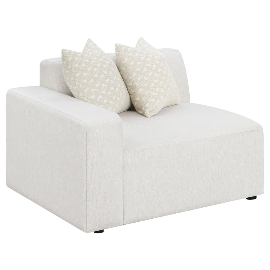 Freddie 7-Piece Upholstered Modular Sectional Pearl