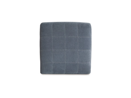 Marleton Denim 2-Piece Sleeper Right-Arm Facing Sectional, Recliner And Oversized Accent Ottoman